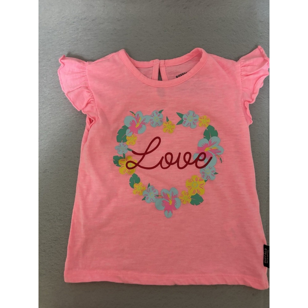Buffalo by David Bitton Girls Pink Short Sleeve T-Shirt 4